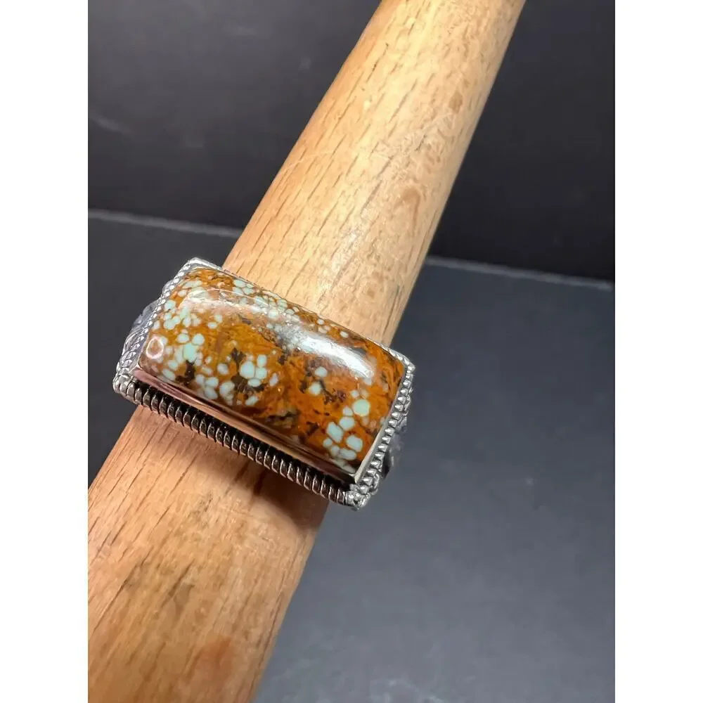 NEW Blue Horizon turquoise sterling silver ring size 7